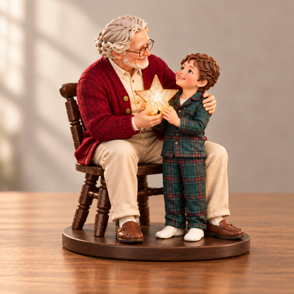 ✨ A Little Christmas Glow – Lighted Family Keepsake Figurine