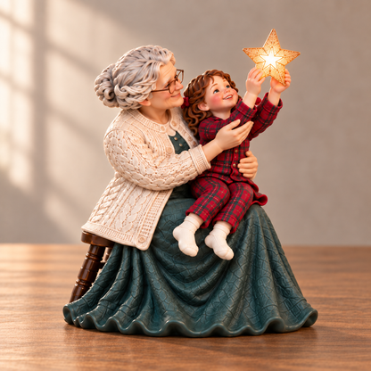 ✨ A Little Christmas Glow – Lighted Family Keepsake Figurine