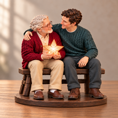 ✨ A Little Christmas Glow – Lighted Family Keepsake Figurine