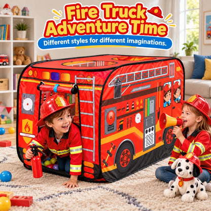 🚒Kids' Pop-Up Vehicle Play Tent