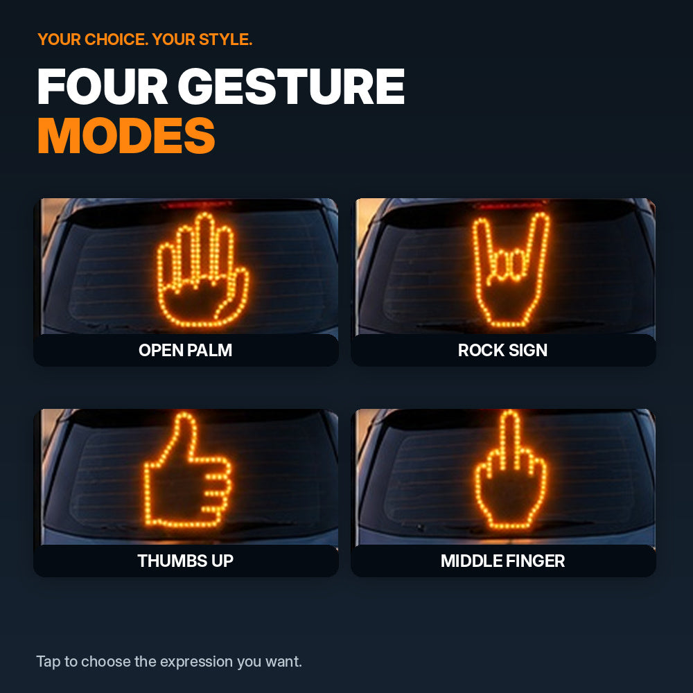 Road Buddy™ LED Car Gesture Light