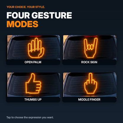 Road Buddy™ LED Car Gesture Light
