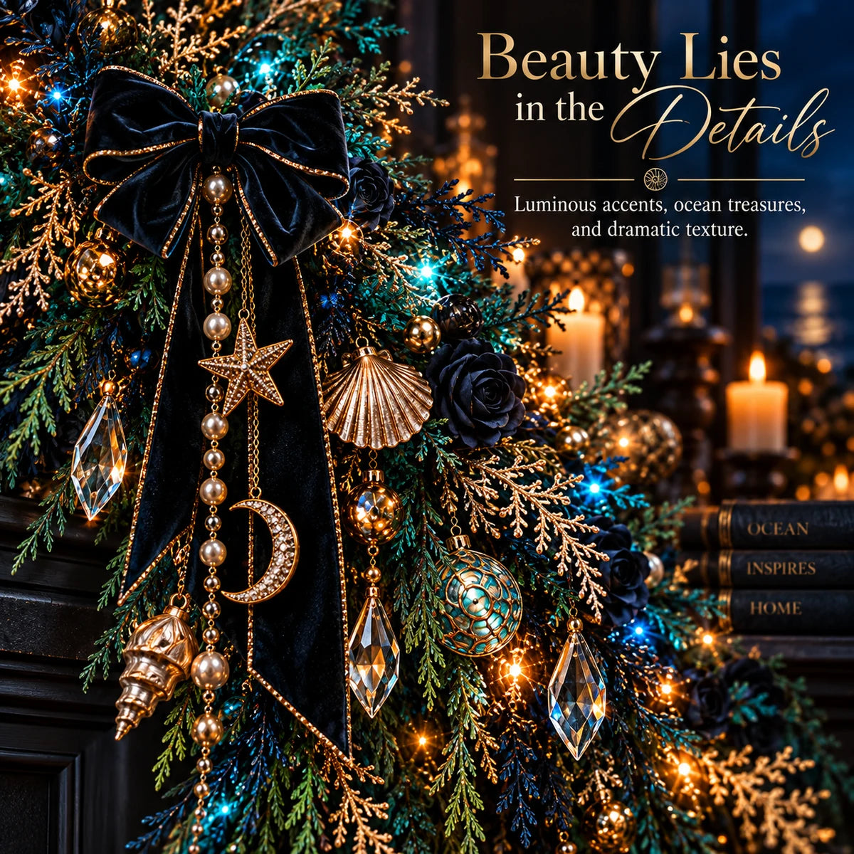 Close-up of Sea Witch Garland details
