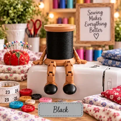 Black Thread Spool Buddy