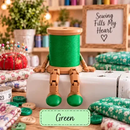 Green Thread Spool Buddy