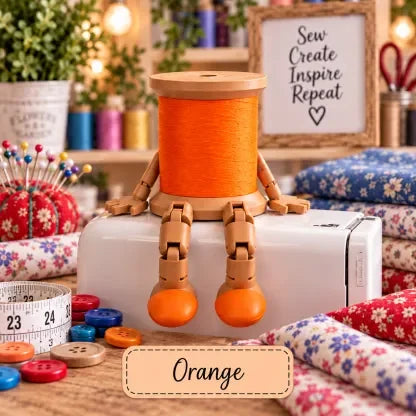 Orange Thread Spool Buddy
