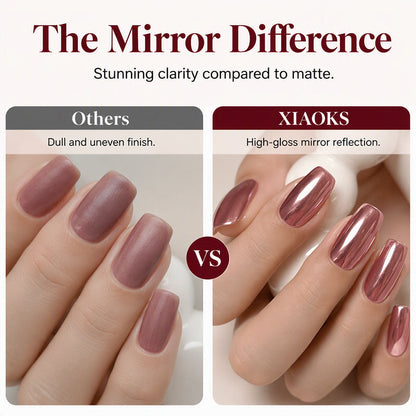 💅✨ Metallic Glow Nail Polish – Quick-Dry, High-Shine Color for Bold Statement Nails