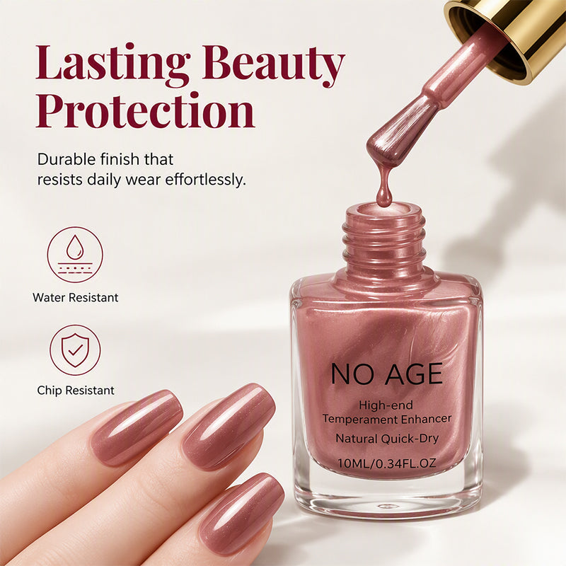 💅✨ Metallic Glow Nail Polish – Quick-Dry, High-Shine Color for Bold Statement Nails