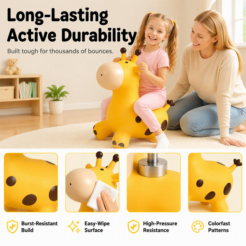 Bouncy Giraffe Ride-On Hopper – Adorable Active-Play Buddy for Little Adventurers