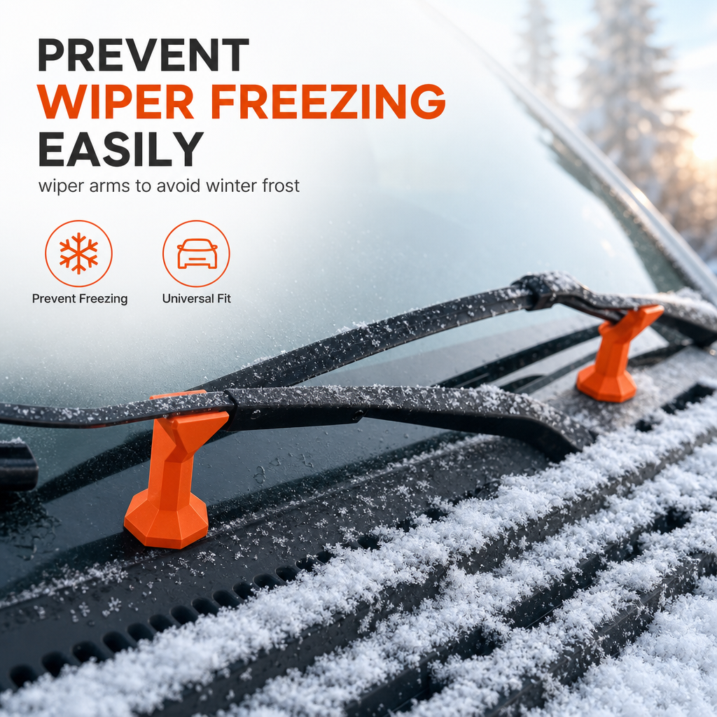❄️🚗 2-Pack Winter Windshield Wiper Lifter Supports