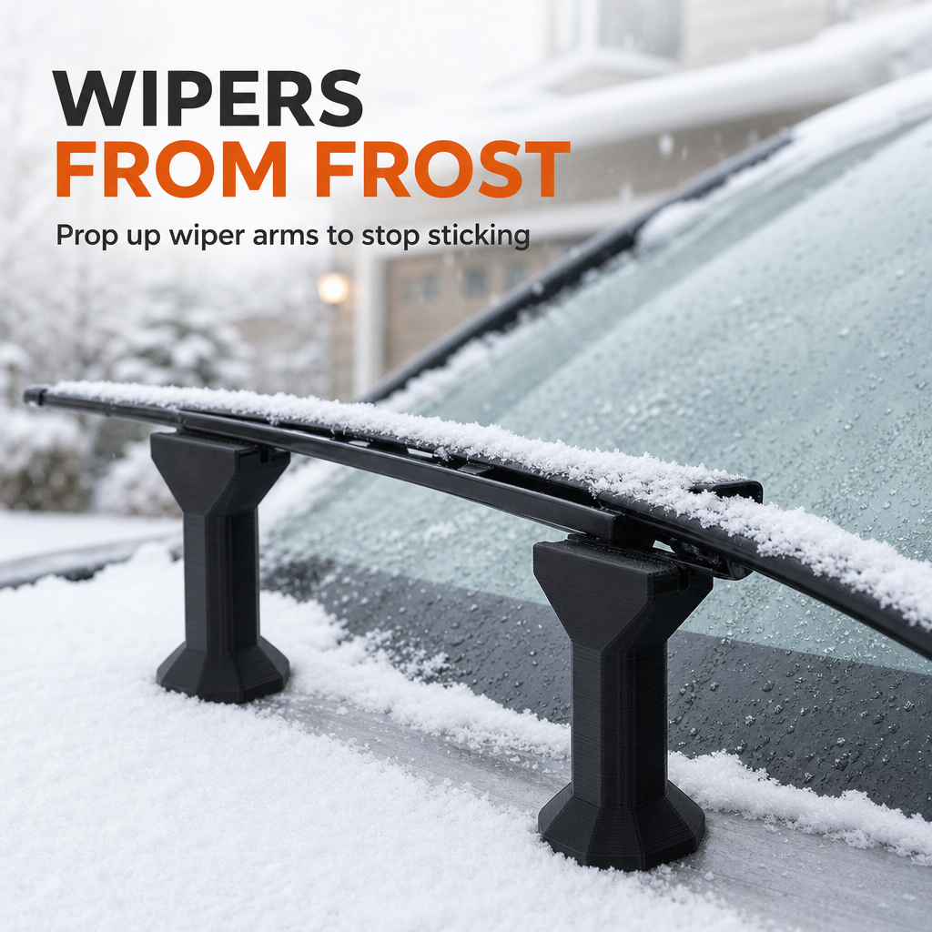 ❄️🚗 2-Pack Winter Windshield Wiper Lifter Supports