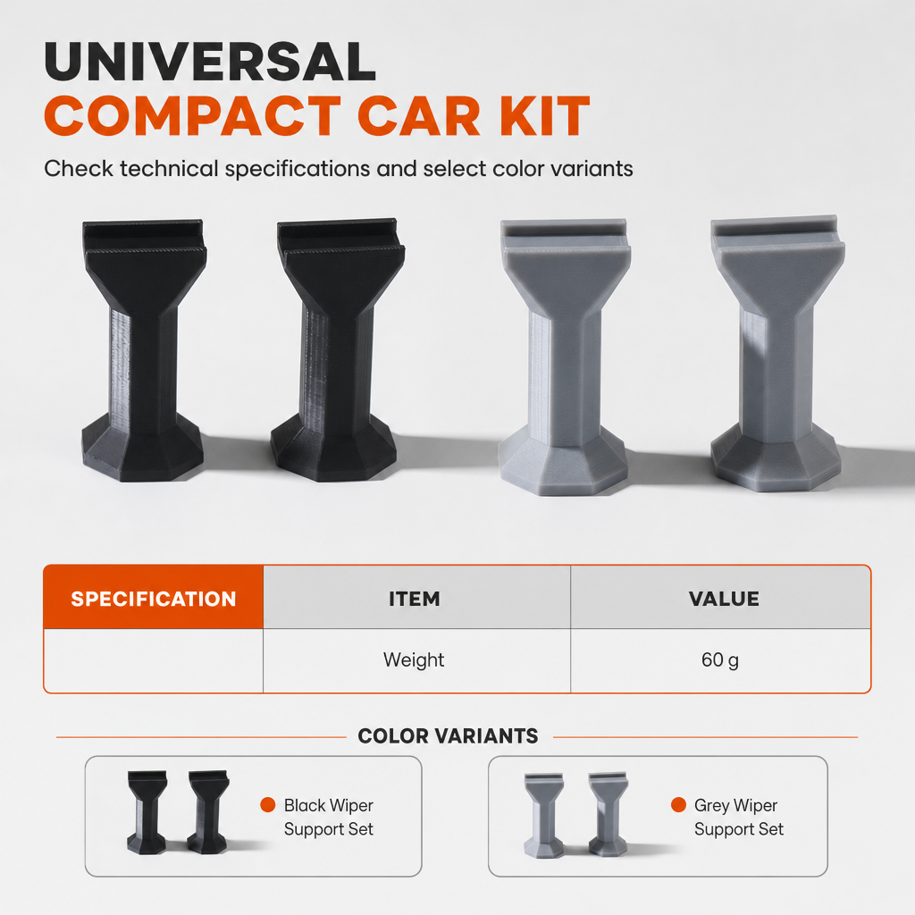 ❄️🚗 2-Pack Winter Windshield Wiper Lifter Supports