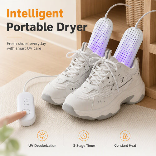 Portable Electric Shoe Dryer with Adjustable Timer