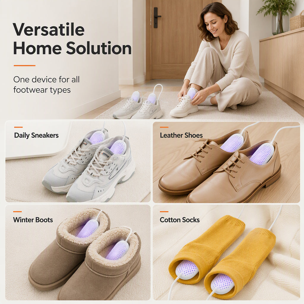Portable Electric Shoe Dryer with Adjustable Timer